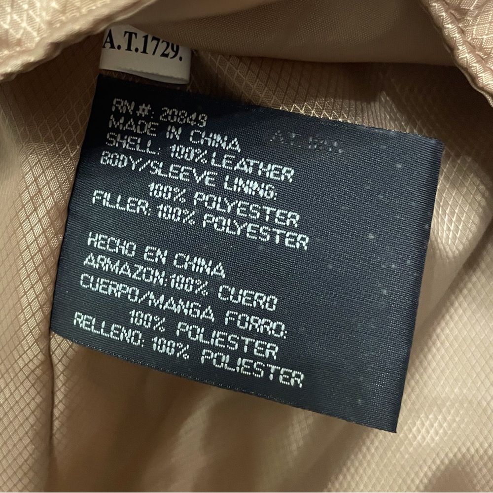 Phase Two Genuine Leather Insulated Trench Coat with Hood / camel brown / small - Picture 6 of 7